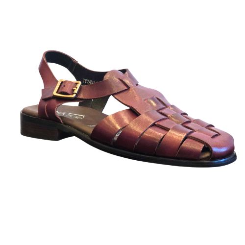 The Milian – Bordeaux Italian Leather Sandal