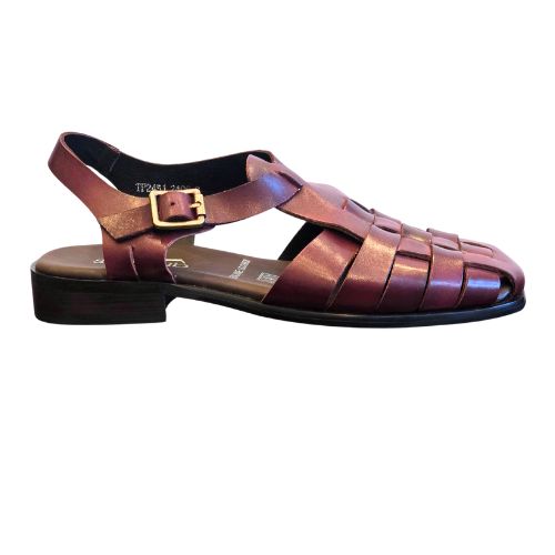 The Milian – Bordeaux Italian Leather Sandal