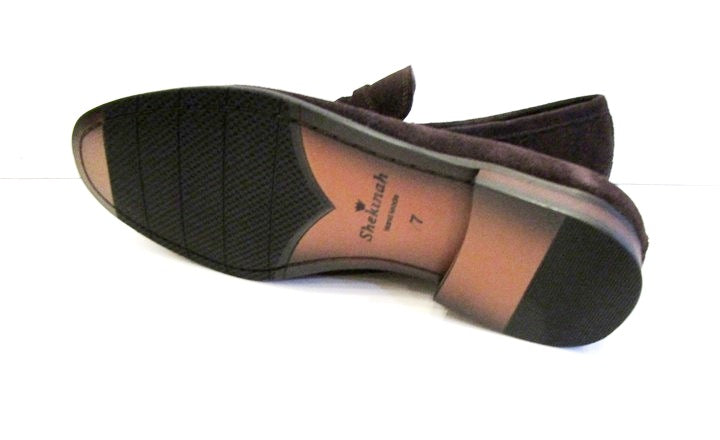 Timeless Elegance: The Perfect Blend of Style and Comfort in Suede Chocolate Brown Penny Loafers