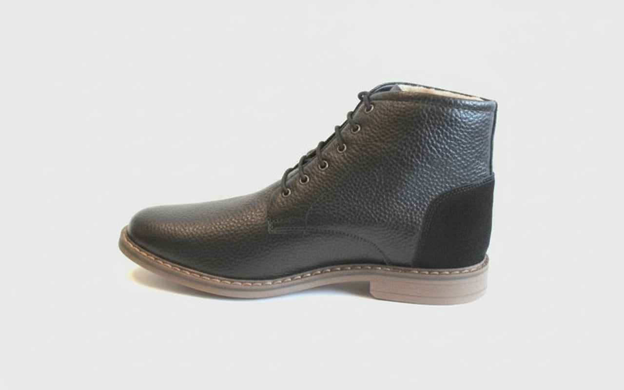 LEATHER LACE UP BOOT