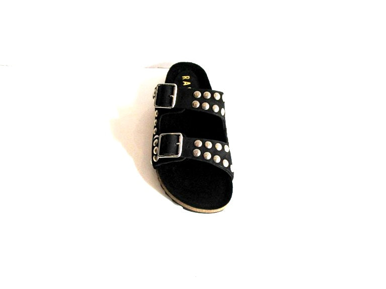 Bold and Edgy: Ravels Studded Leather Sandals