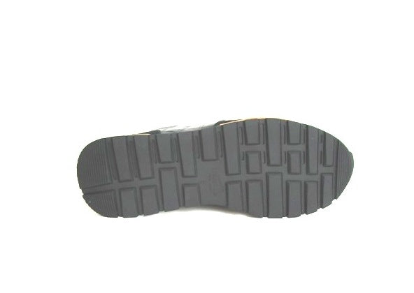 "Bold Animal Print Leather Trainer with Suede Accents, Cushioned Interior & EVA Sole"