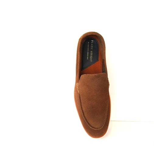 Santorini — Men’s Tobacco Suede Summer Slip-On