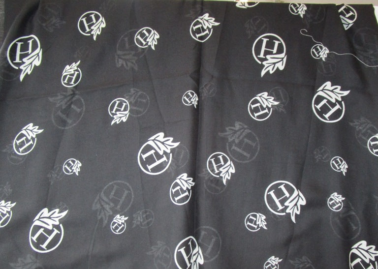 “Monochrome Muse” — Black & White Designer-Inspired Scarf