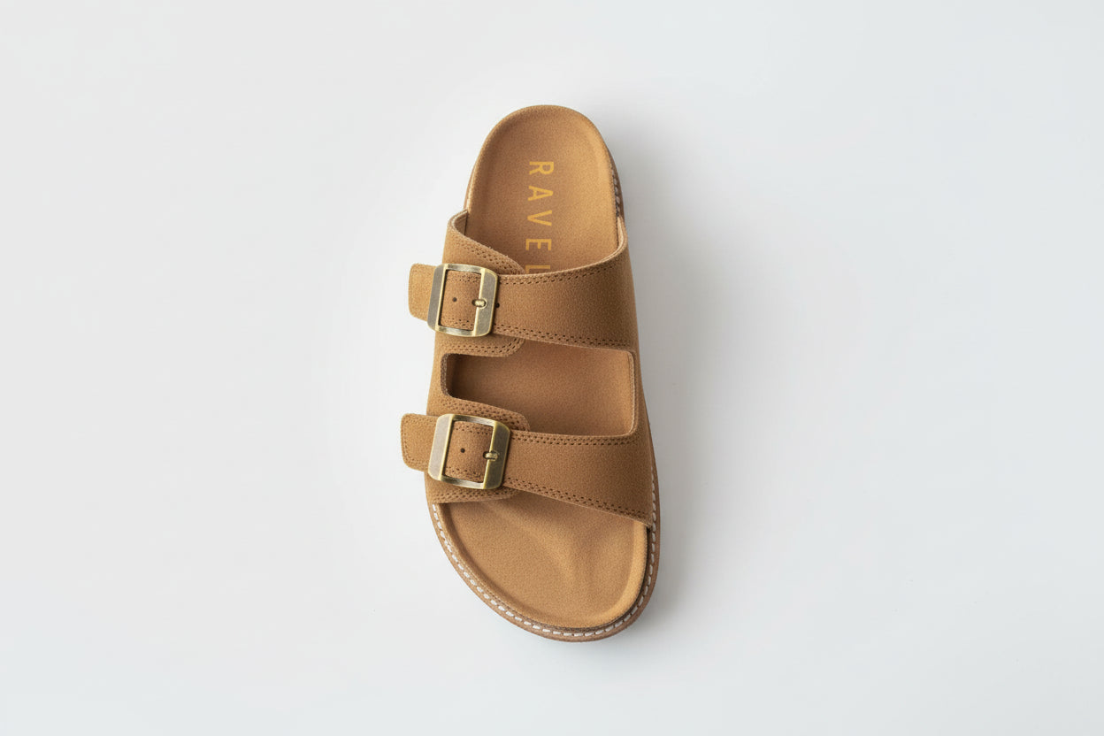 TAN SUEDE BIRKINSTOCK INSPIRED