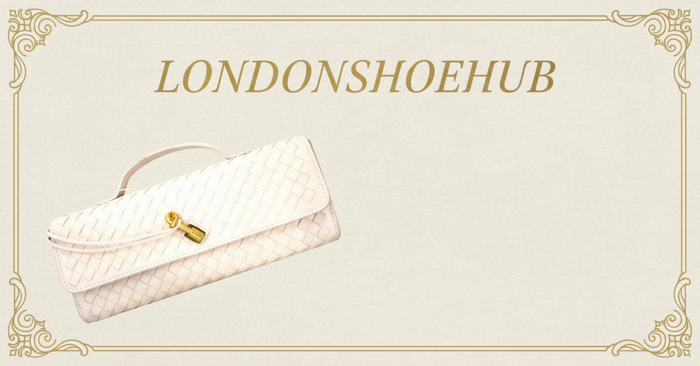 CREAM WOVEN LEATHER FAUX