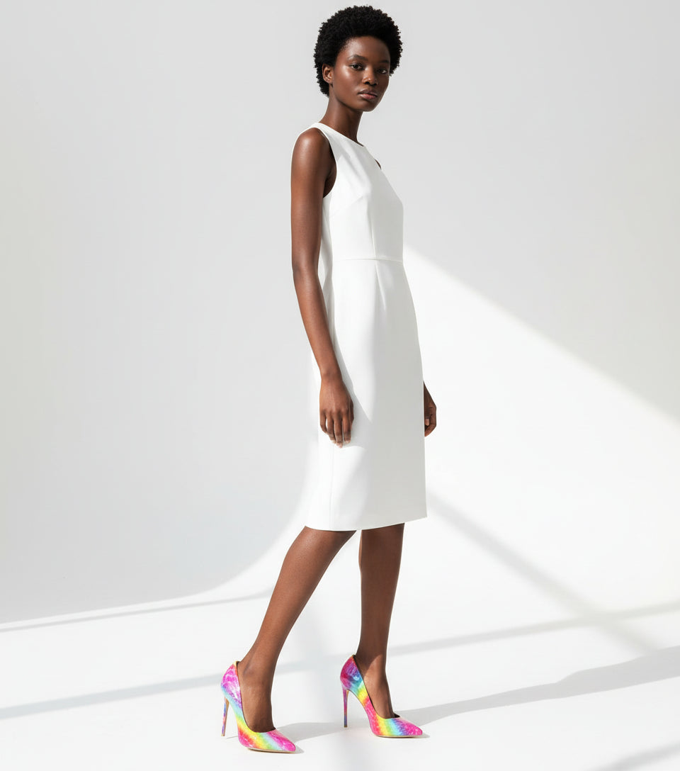 RAINBOW PAIENT HIGH HEEL