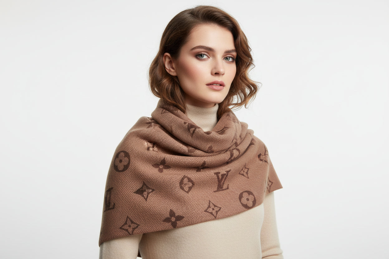 BROWN SCARF