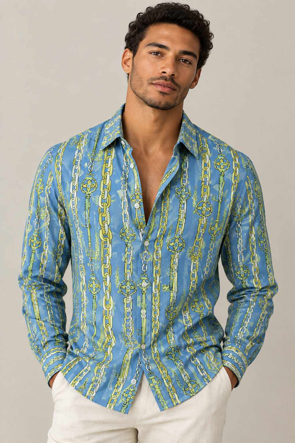 LONG  SLEVE CAGLIARY SHIRT 
