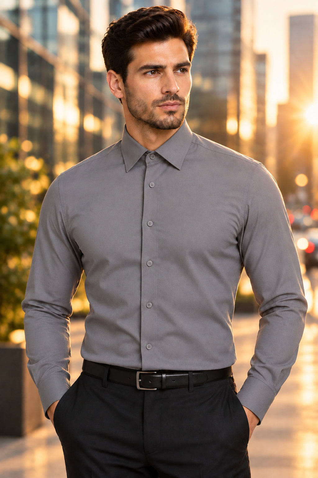 CAGLIARY ,LONG SLEVE MENS SHIRT 