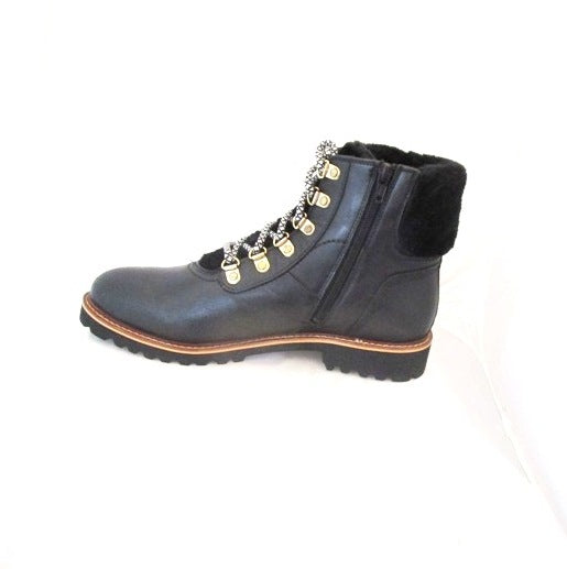 RAVELS ANKLE BOOT ,MOUNTAIN STYLE SOFT LEATHER LACE UP AND ZIP UP