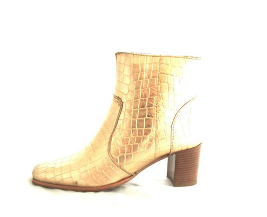 RAVELS,GOLD CROC LEATHER PRINT