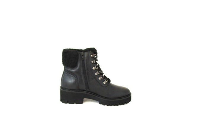 RAVELS      BLACK LEATHER  TONKA  BOOT