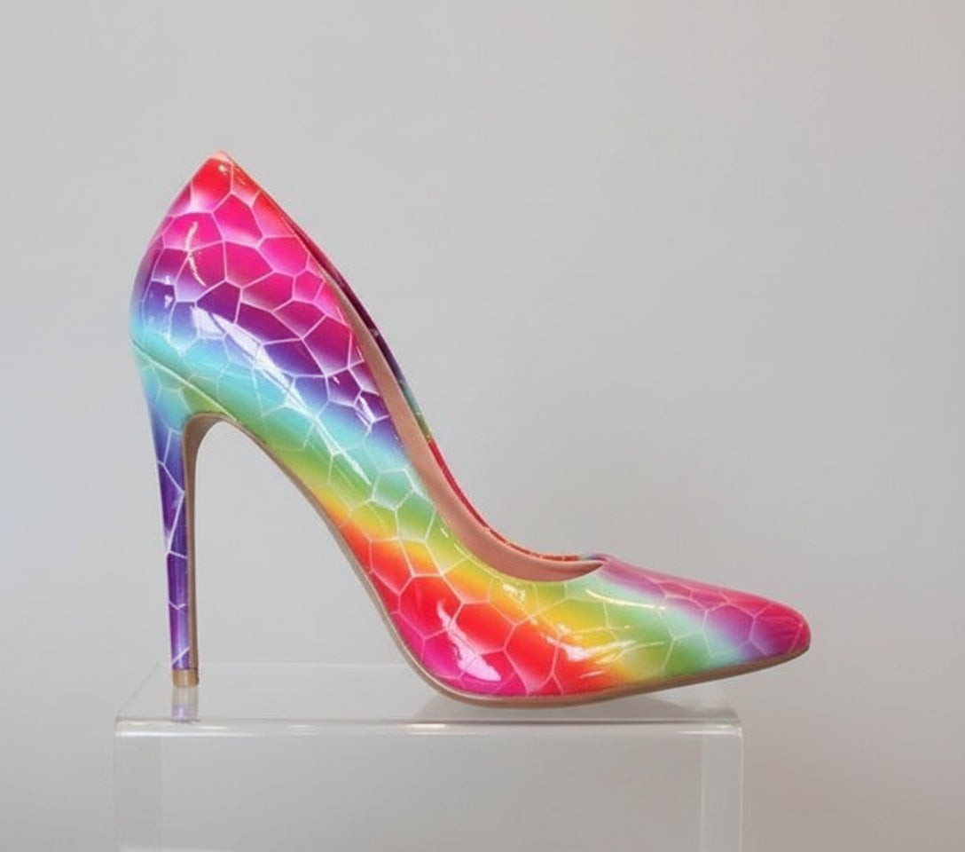 RAN BOW LADIES SHOE WITH HIGH HEEL 