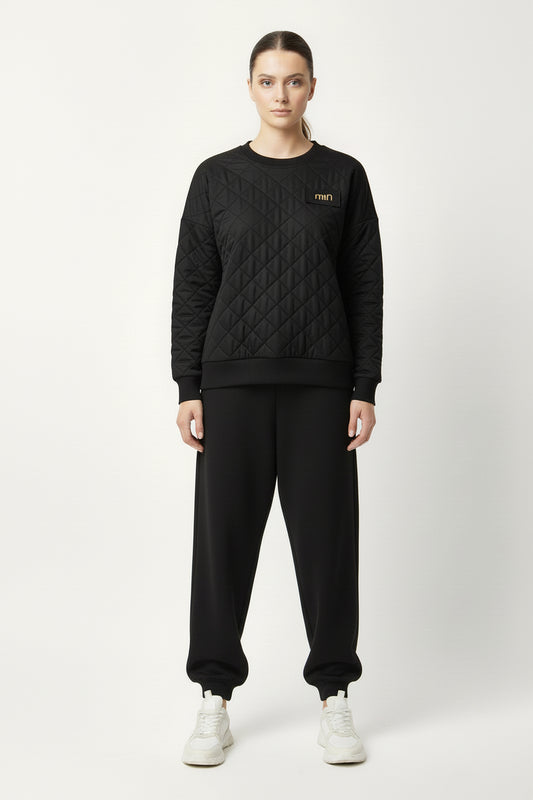 COMBO SET QUILTED WITH MIN LOGO