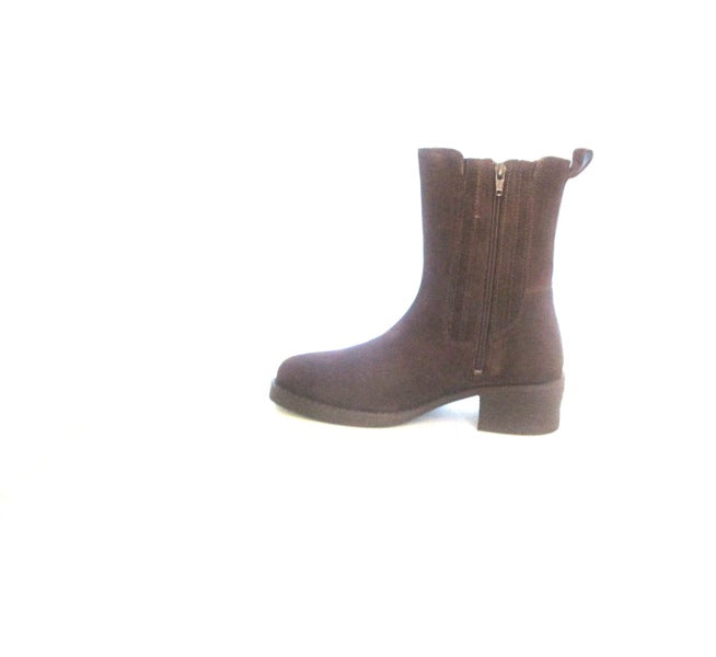 RAVELS ,CHOCOLATE  SUEDE BROWN ANKLE BOOT