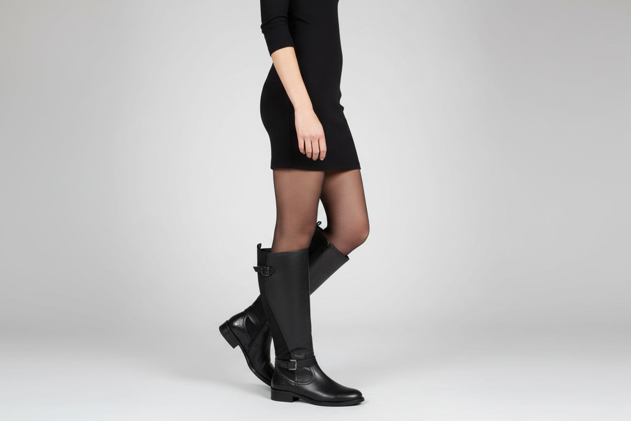 RAVELS ,BLACK KNEE HIGH
