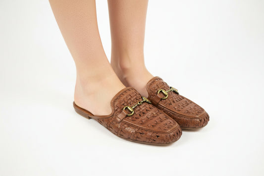 WOVEN LEATHER  SADALS 