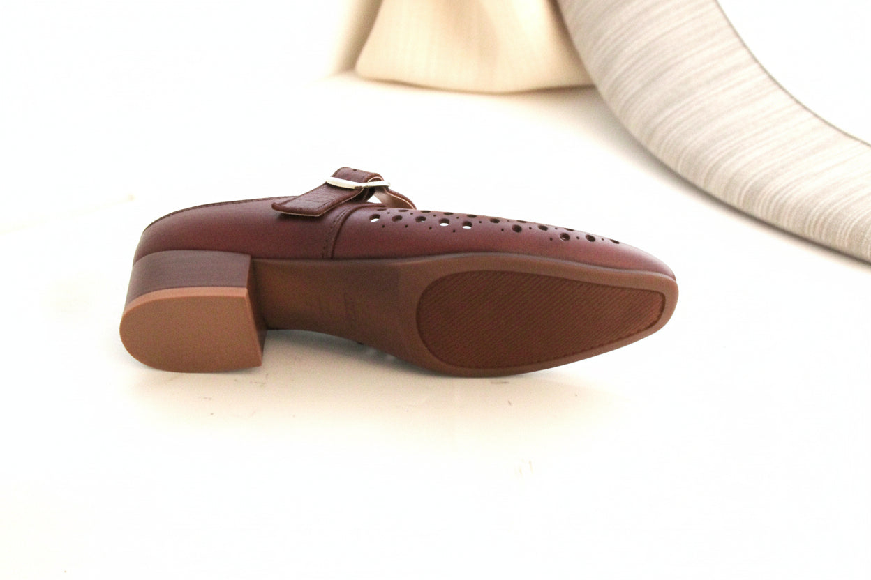 BROWN SLIP ON 