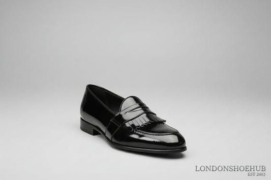 STUNNING RUDY PENNY GOLF SLIP ON PATENT LEATHER LOATHER WITH EXTRA NNER SOLE  COMFORT 