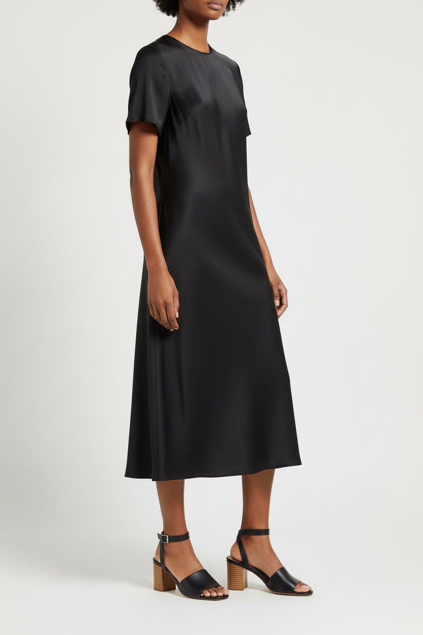 NAVY LOCK HEEL 