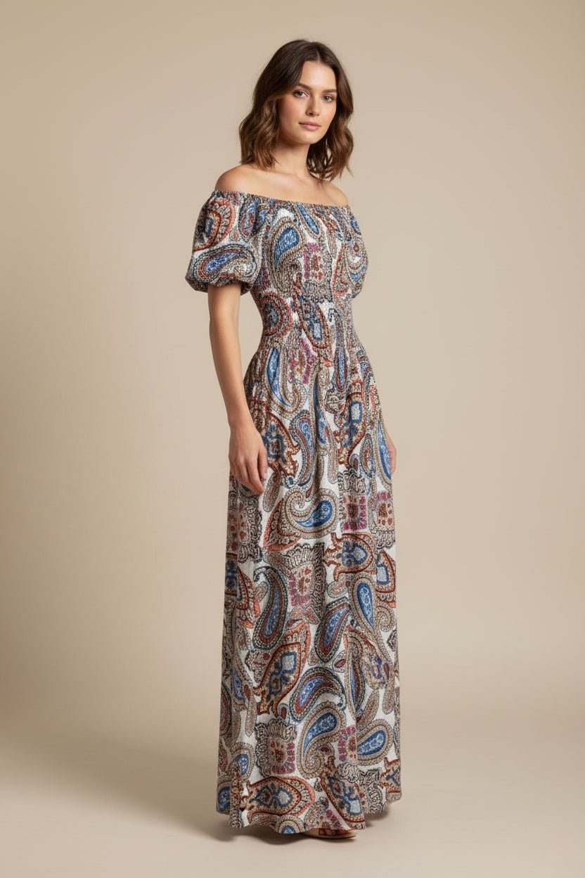 PAISLEY VISOSE AND COTTON 