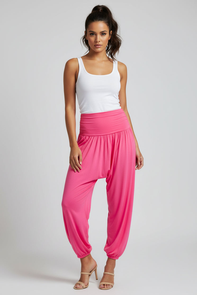 PINK ALADIN TROUSES 