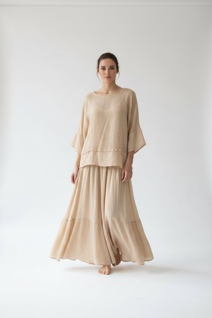 COTTN CO ORD DRESS AND TOP 