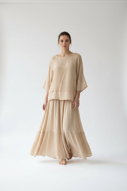 COTTN CO ORD DRESS AND TOP 