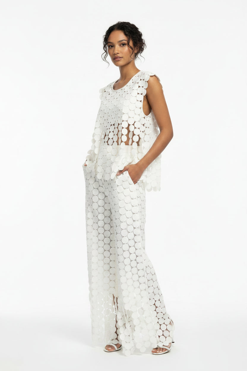 white co ord stunning design 