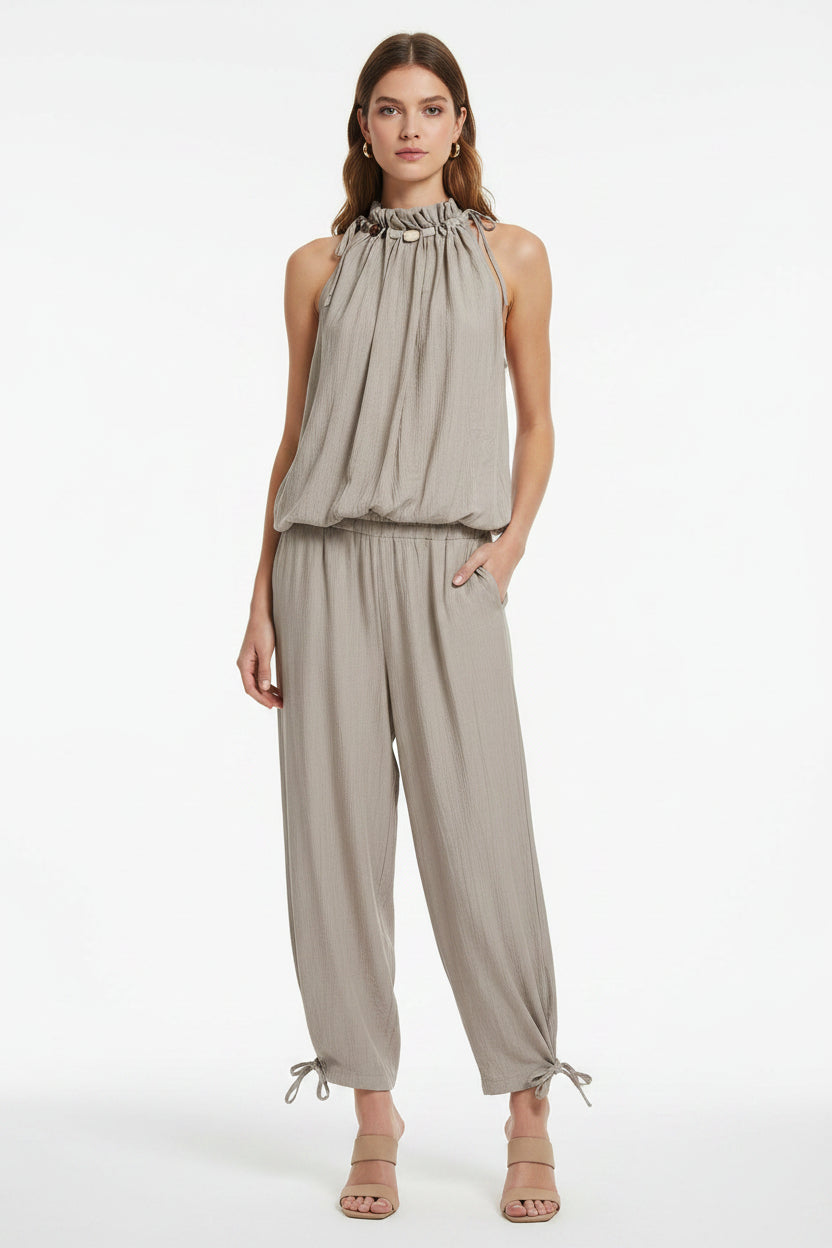 TOP AN PANTA LOOS TROUSES LIGHT COTTON 